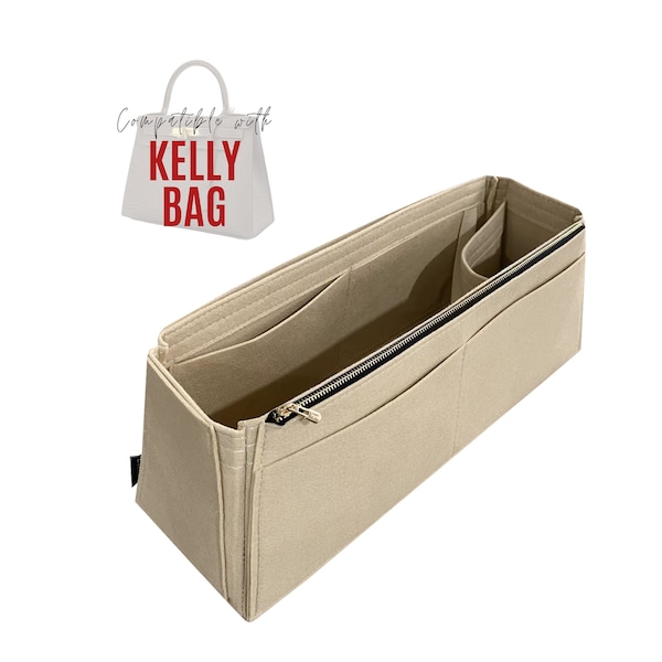 Kelly Bag Organizer / Kelly Insert felt bag / Handbag Storage Birkin Liner Bag / HM Purse Bag Organizer / iPad Laptop pocket