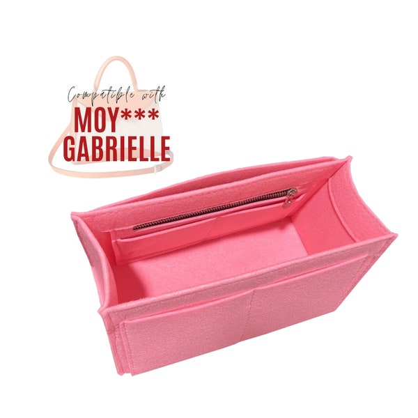 Organiseur de sac Gabrielle / Insert de sac Gabrielle / Protecteur de doublure de sac à provisions Pochette pour ordinateur portable à glissière en feutre premium personnalisable fait main