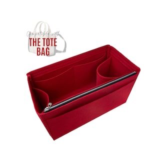 Organizador de bolsos de mano / Bolsillo interior para bolsos de viaje con cremallera de fieltro desmontable / Bolsillo interior para guardar bolsos de mano / Bolsillo interior para portátiles y iPad