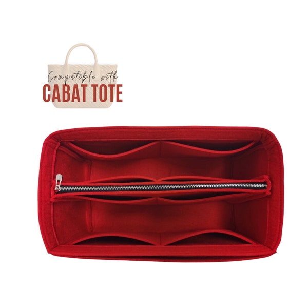 Tote Maxi Cabat Organizador / Maxi Cabat Tote fieltro Insert / Bolso organizador de bolso de almacenamiento con bolsillo para iPad portátil