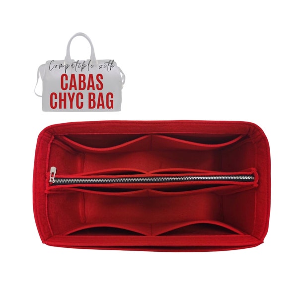 Small Petite Classic Grand Cabas ChYc Bag Insert / Cabas ChYc Bag Organizer Liner Protector / Customizable Tote Felt Shaper / Diaper Handbag