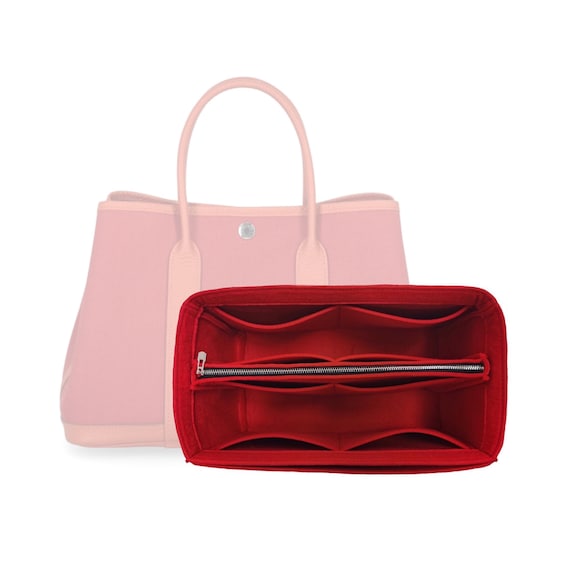Purse Organizer Insert, Felt Bag organizer with zipper, Handbag & Tote  Shaper, For Mini pochette Damier Azur Luxury Bag Woman