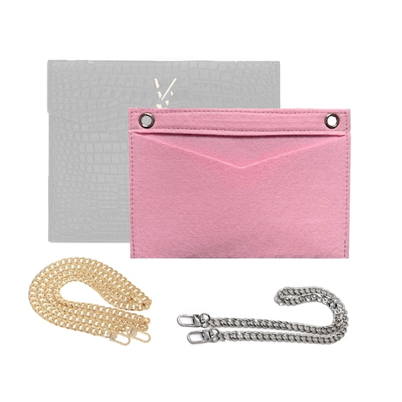 Uptown baby monogram leather envelope pouch sale