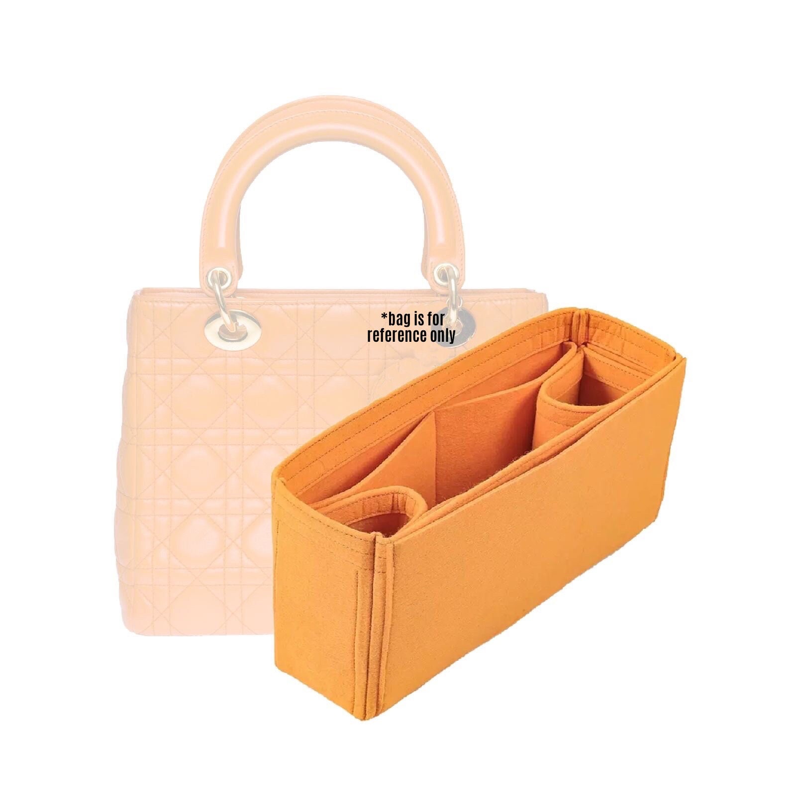 Bag Organizer for LV Neverfull GM (Fixed Zipper Top Cover) - Premium Felt  (Handmade/20 Colors) : Handmade Products 