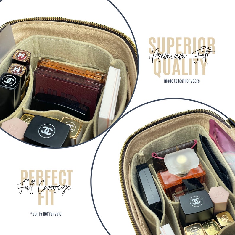 Nice Bag Organizer / Nice Bag Insert / Insert Nice BB Organizer / Customizable Handmade Premium Felt Liner Protector Snug Sturdy 画像 5