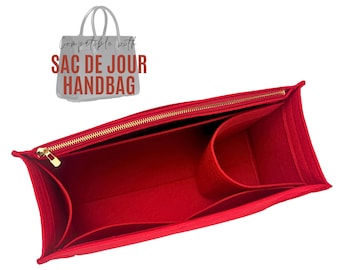 Sac de Jour Nano Bag Organizer / Sac de Jour Insert Felt Tote Bag / Handbag Storage for SL / Shaper Purse Liner Pocket Laptop iPad