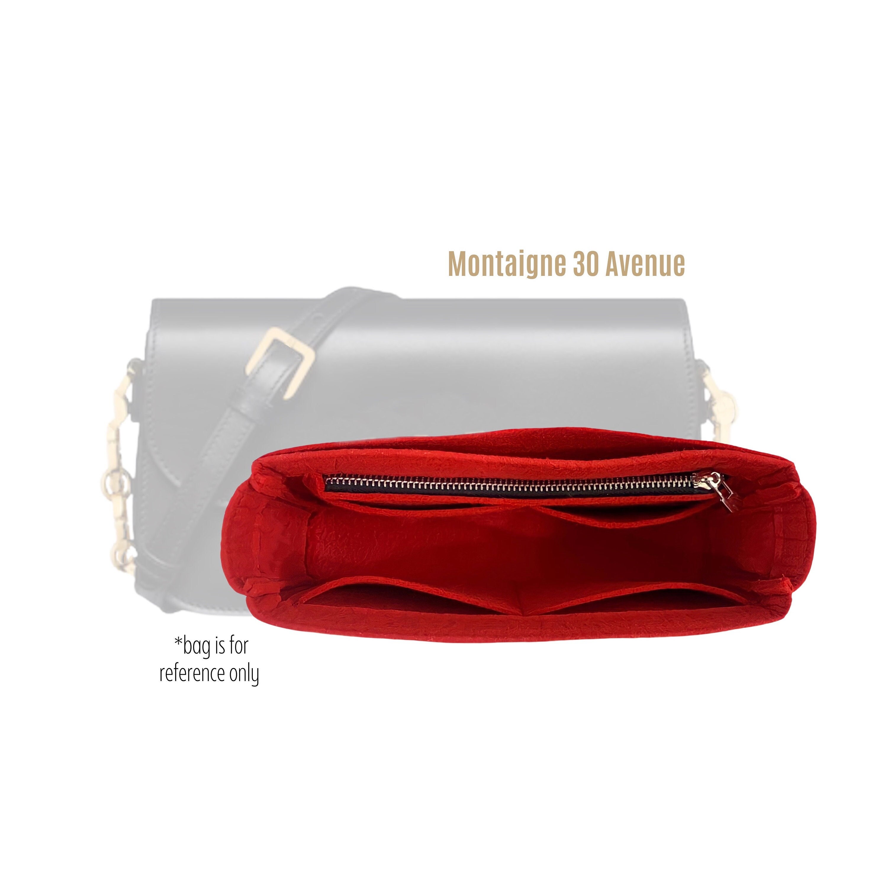 Bag Organizer for LV Montaigne MM (Set of 2) - Premium Felt (Handmade/20  Colors) : Handmade Products 