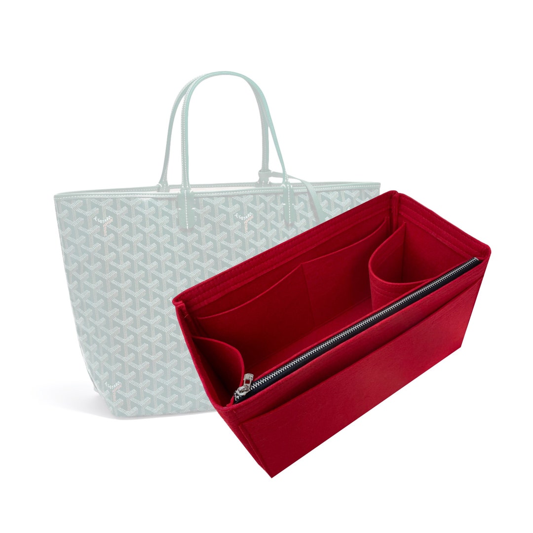 Tote Bag Organizer For Goyard St Louis PM Bag with Double Bottle Holde