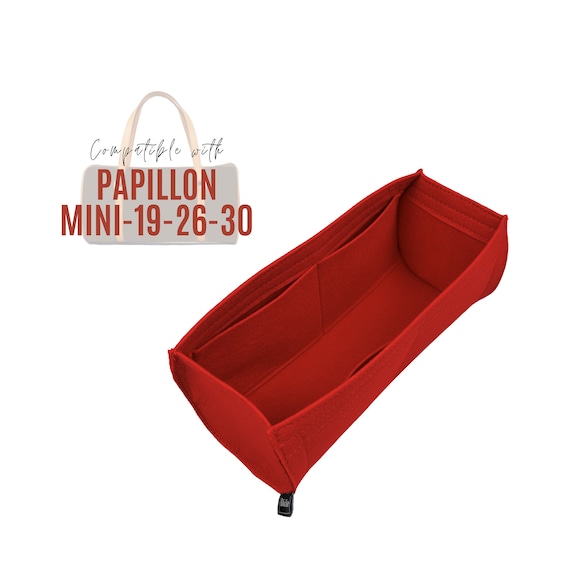 Papillon 30 Insert / Papillon Mini Organizer / Papillon Organizer / Customizable Handmade Liner Protector Premium Felt Snug Sturdy