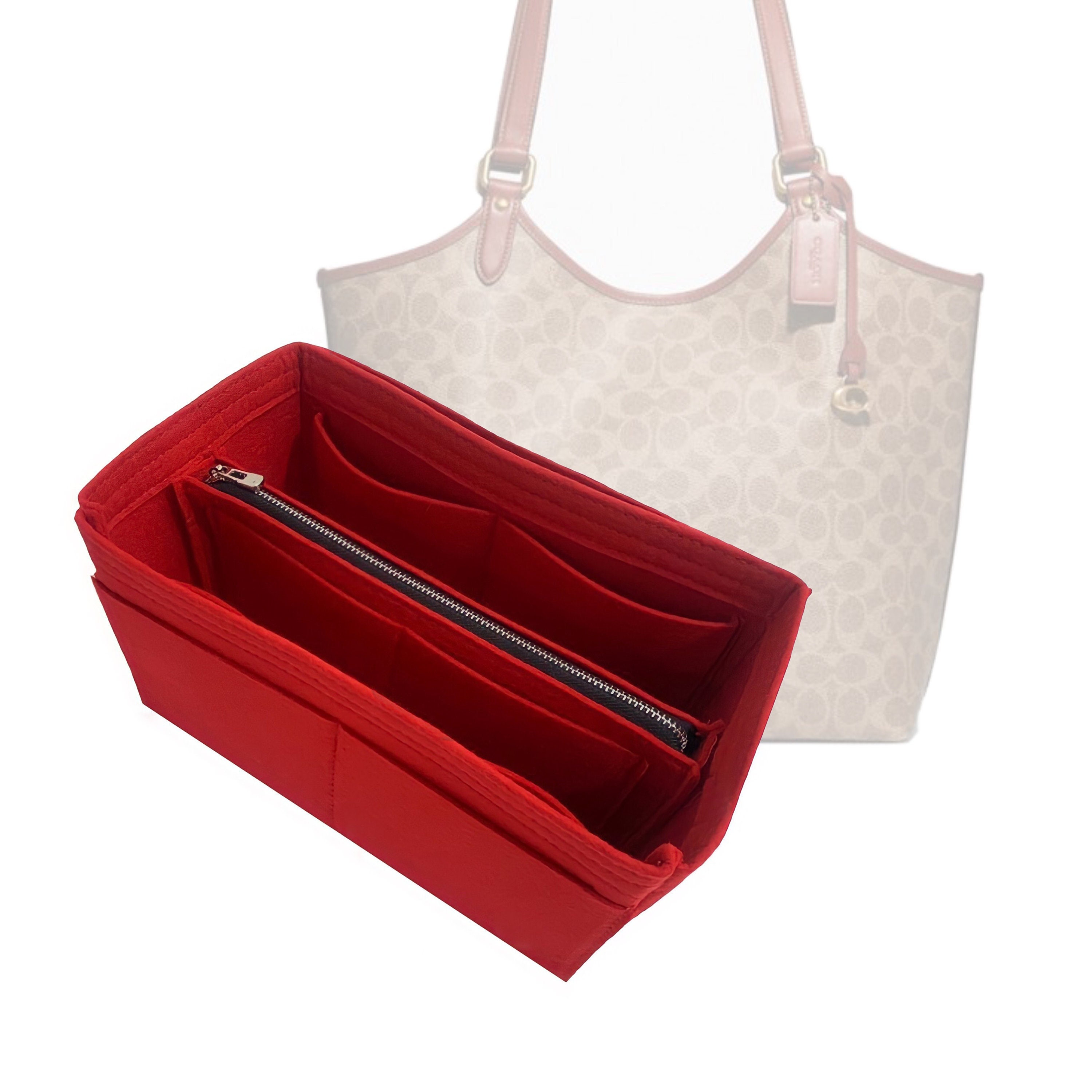 [Jumbo Double Flap Organizer] Felt Purse Insert, Bag in Bag, Customized  Tote Organize, Cosmetic Makeup Diaper Handbag (Style JIA)