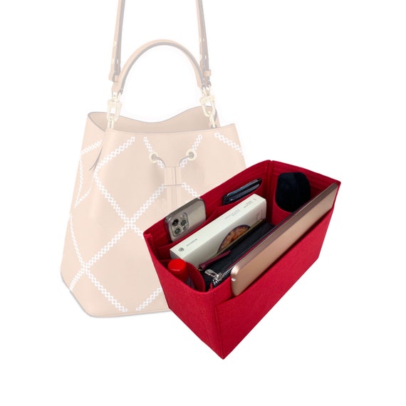 Set of 2 Purse Organizers with the Basic Slim Style for Louis Vuitton NeoNoe