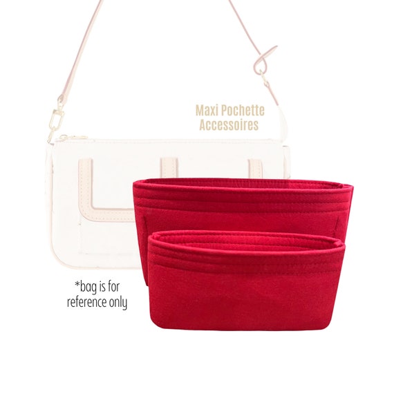 Bag Organizer for LV Pochette Accessoires MM (New Model) Regular - Premium  Felt (Handmade/20 Colors) : Handmade Products 