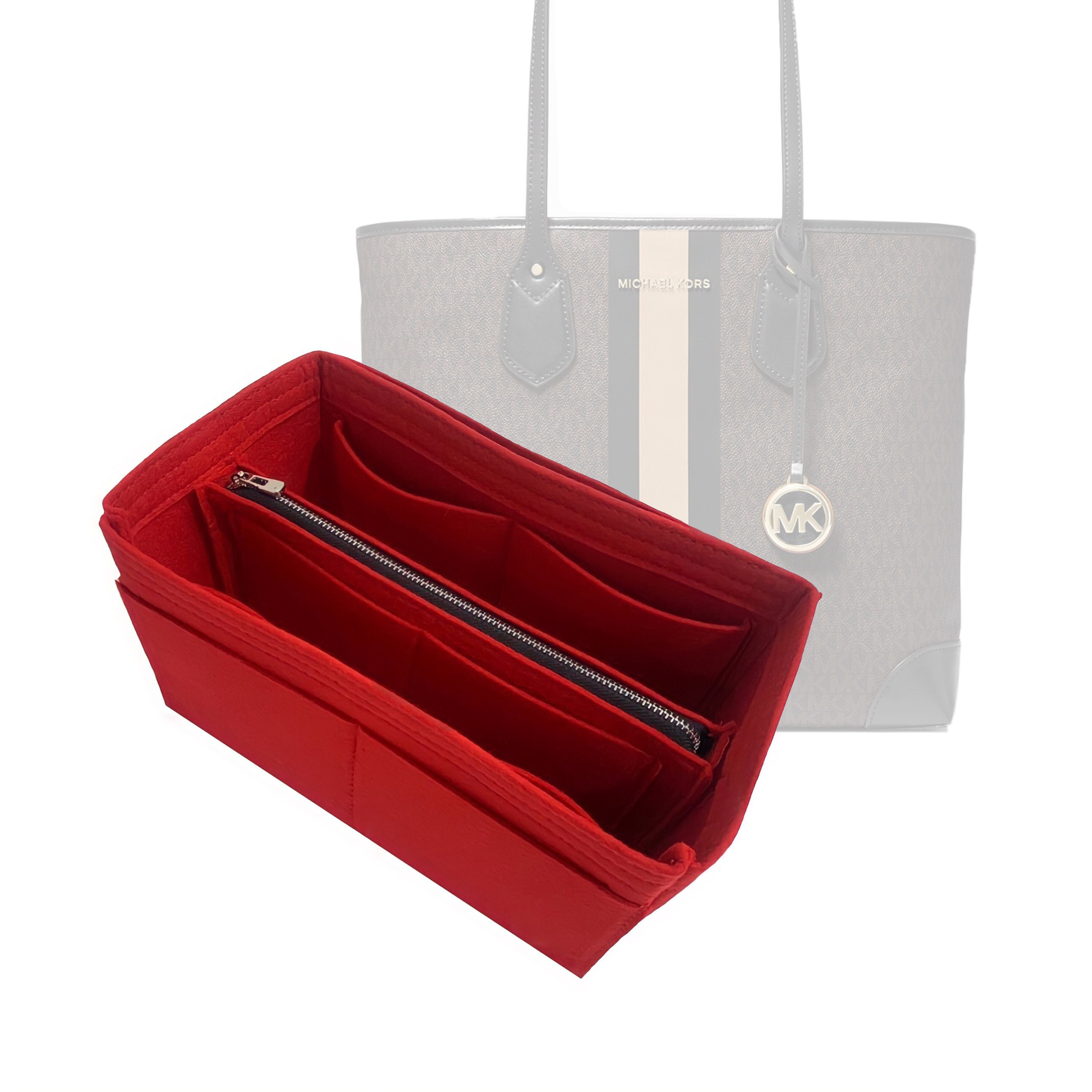 Anjou Bag Organizer / Goyard Anjou Tote Insert / Customizable Handmade Premium Felt Bag Shaper Liner Protector Snug Sturdy GM Anjou PM
