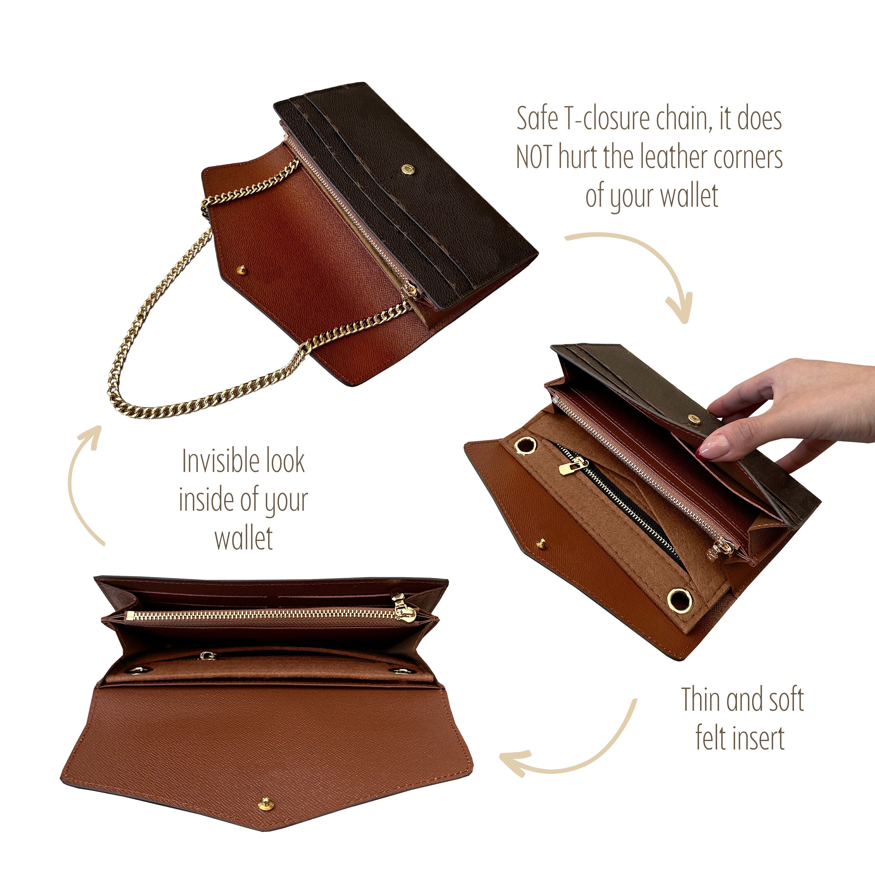 Sarah Wallet Conversion Kit with Zipper Bag & O Rings / 