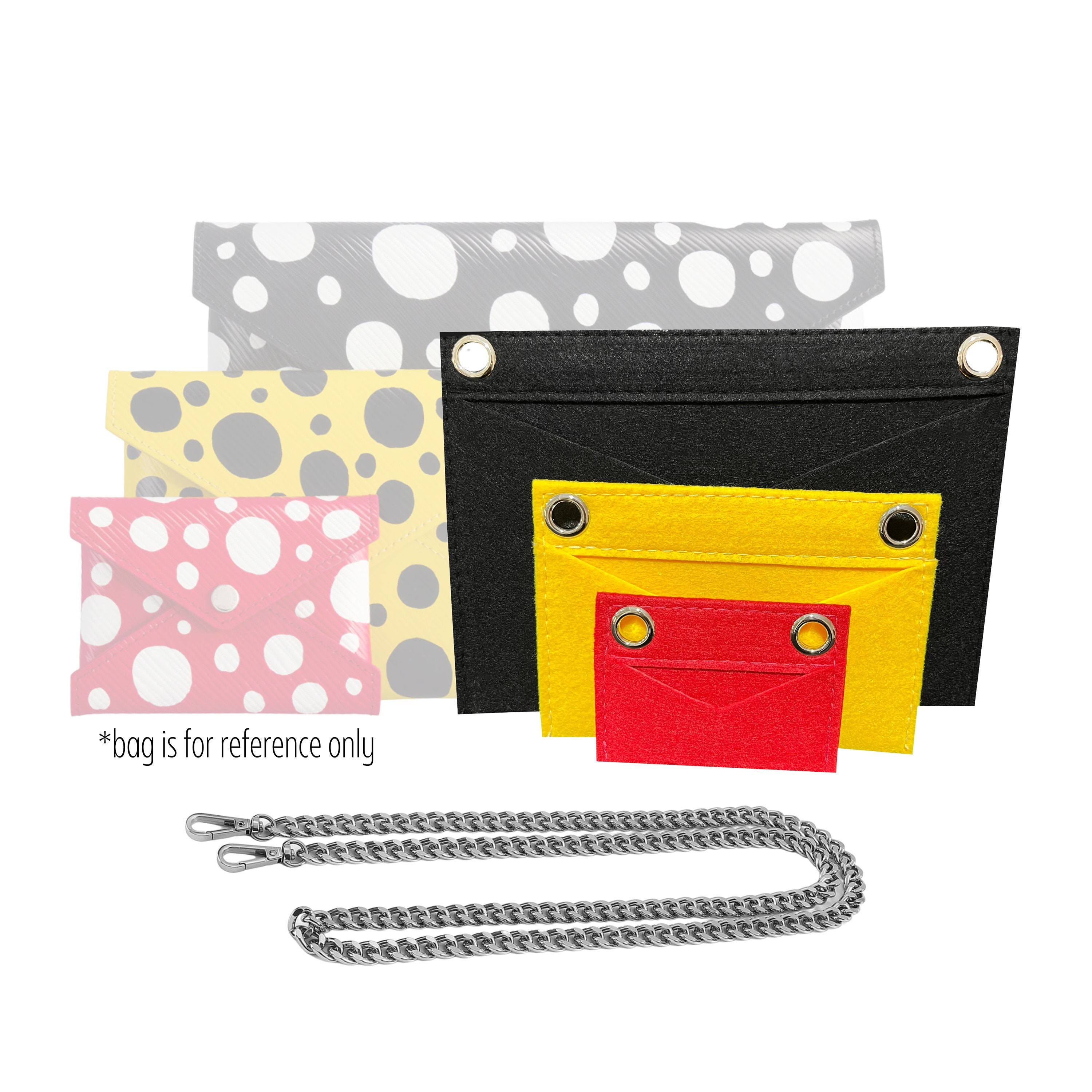 Kirigami Organizer with Zipper Bag & O Rings / Yayoi Kusama 