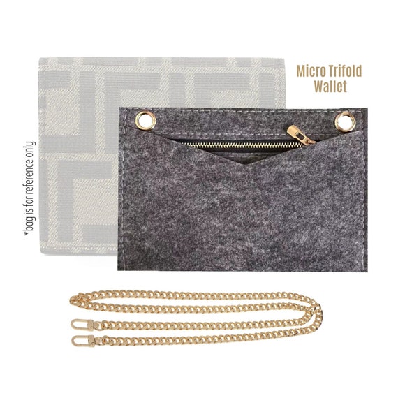 Micro Trifold Wallet Conversion Kit Zipper Bag & O Rings / 