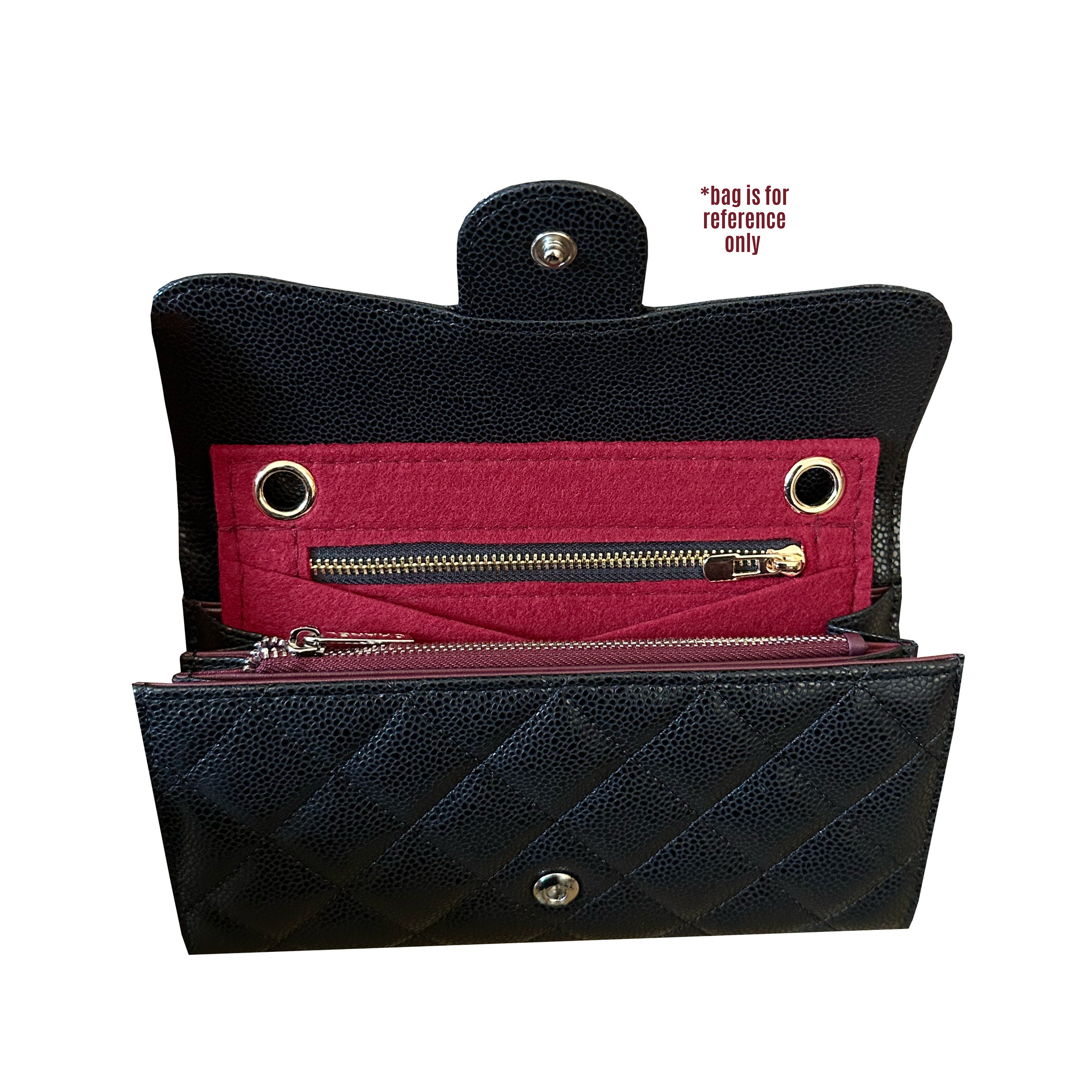 Classic Flap Wallet Conversion Kit with Zipper Bag & O Rings 