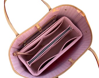 Neverfull GM MM PM Bag Organizer w/ Double Zipper Pockets 