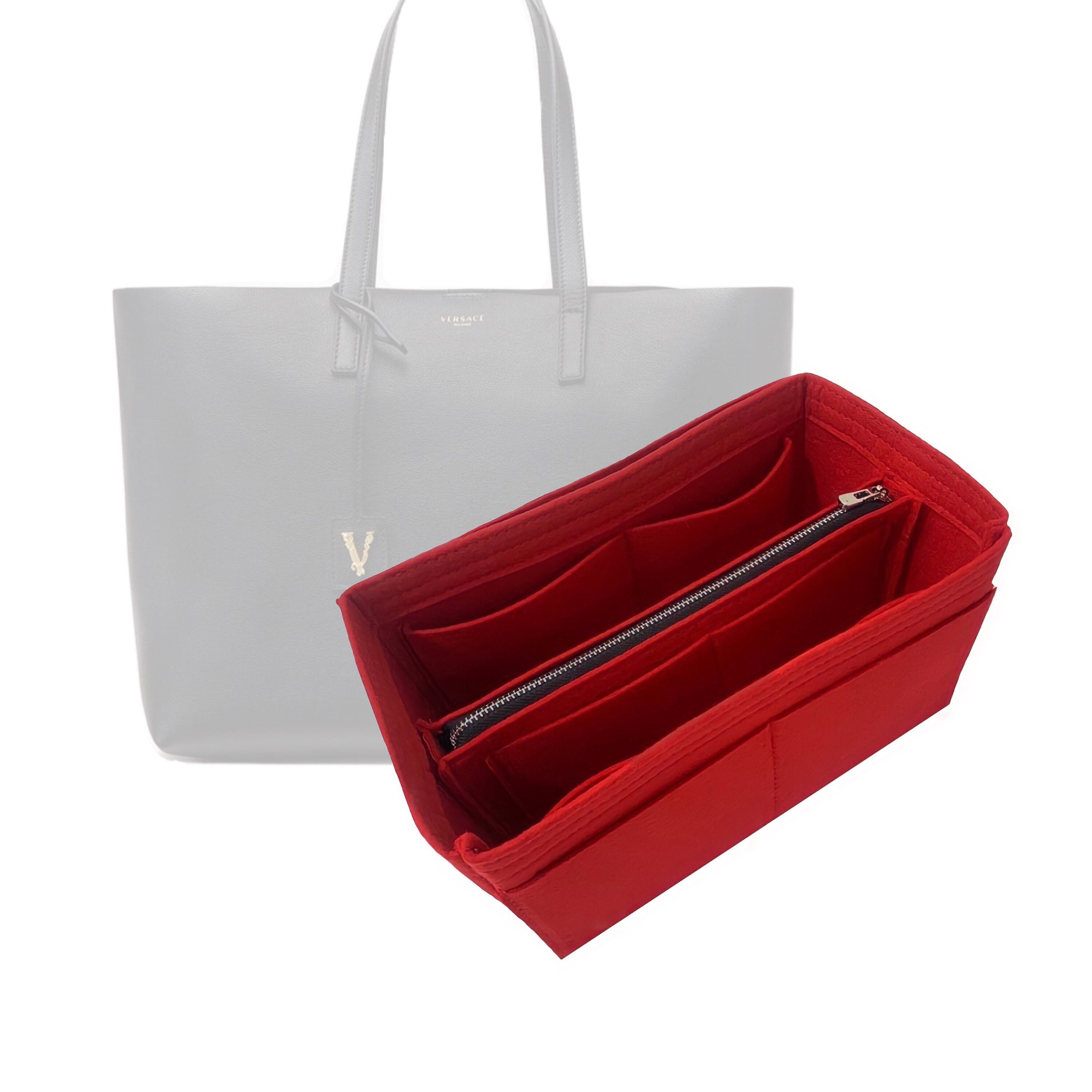 Versace 19V69 Abbigliamento Sportivo Italy Red Shoulder Tote Bag Purse