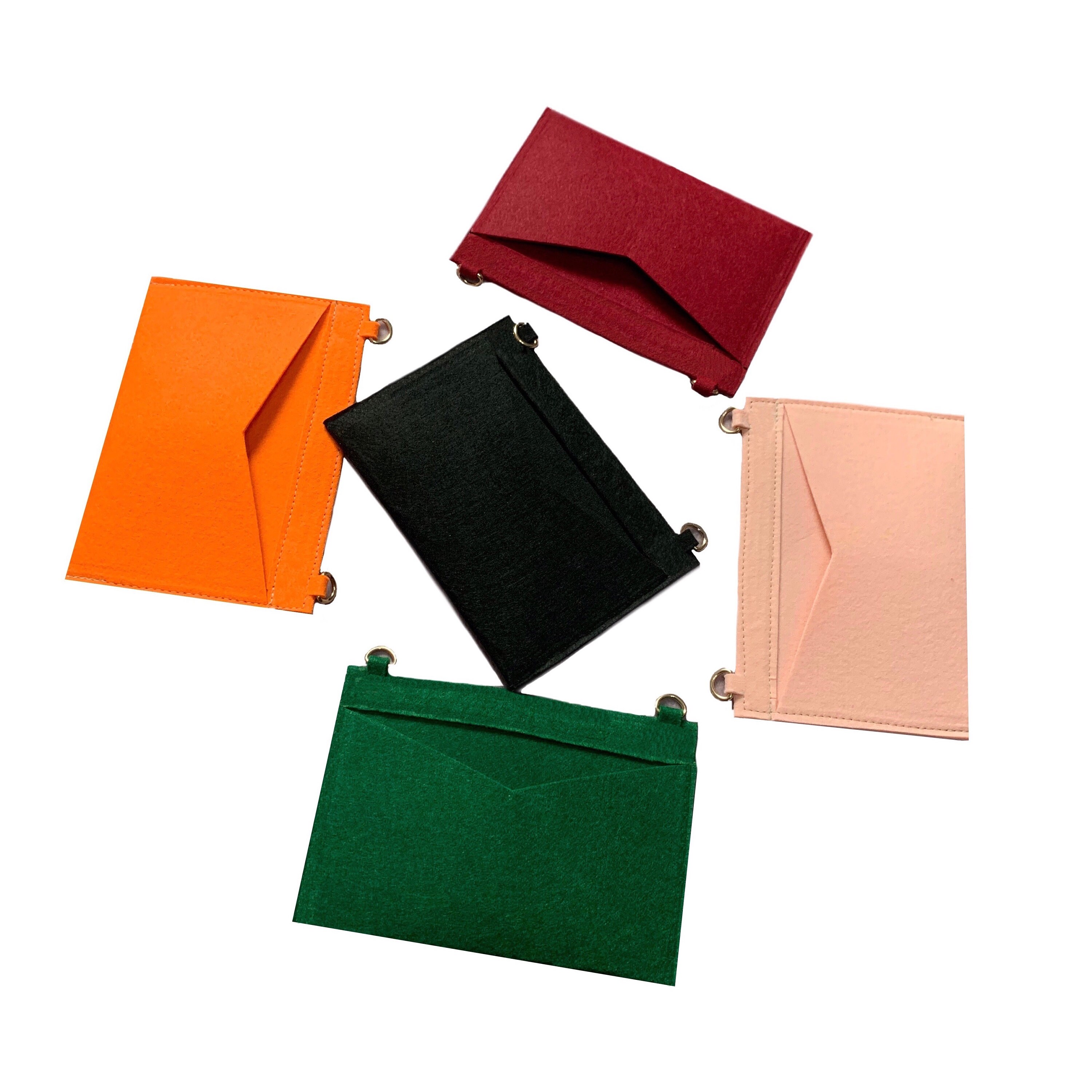 Saddle Card Hold Conversion Kit with Copper Chain/Felt Insert