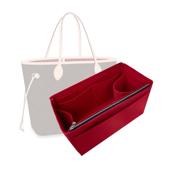 Bag Organizer for LV Neverfull MM/GM Pouch - Premium Felt (Handmade/20  Colors)