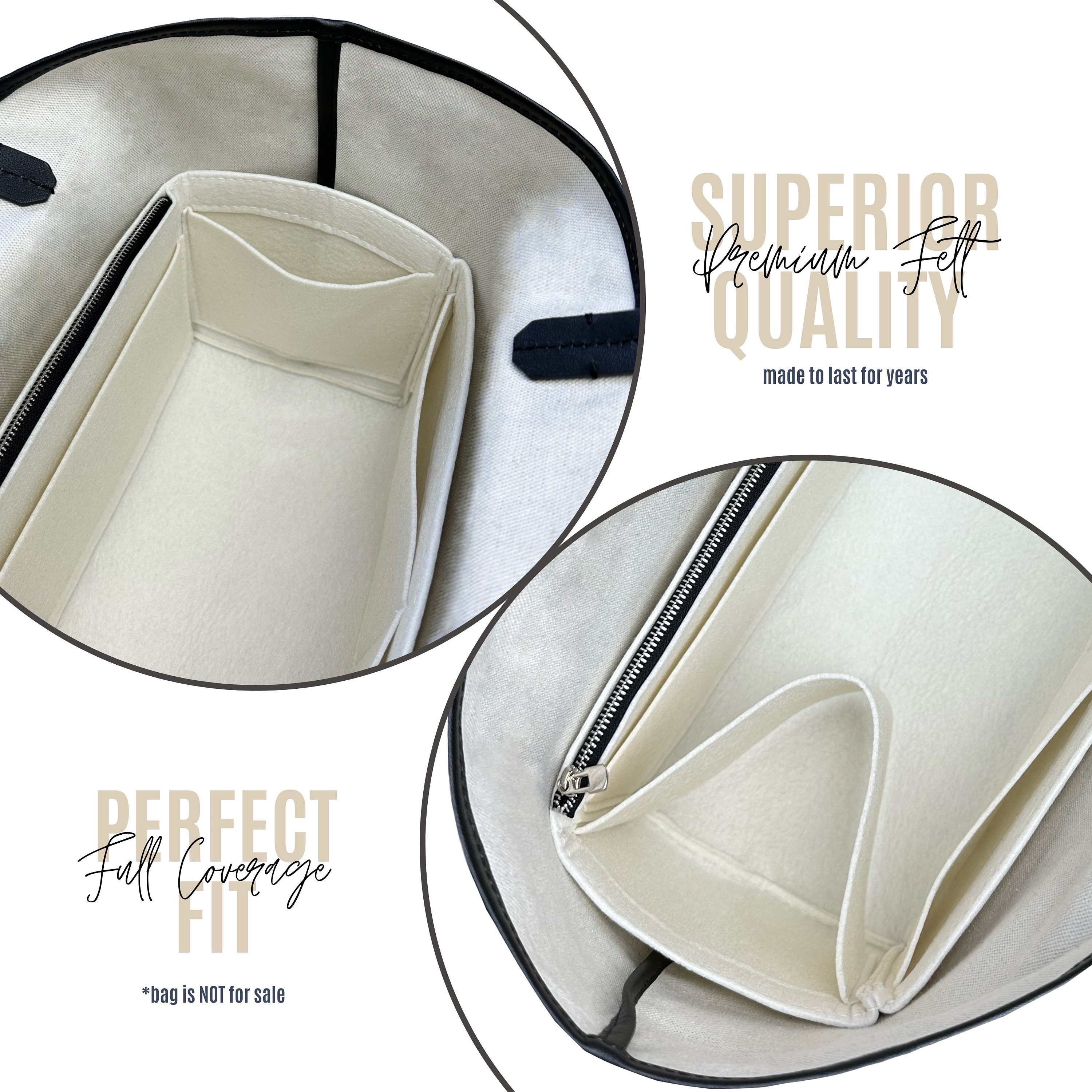  Bag Insert Bag Organiser for Goyard Vert Cap PM (Grey) :  Clothing, Shoes & Jewelry