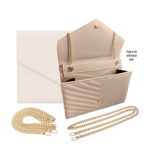 El kit de conversión Divitize se adapta al embrague Monogram (bolsa con cremallera y anillos tóricos) / inserto de pulsera para embrague Cassandre / Pochette organizadora con cadena