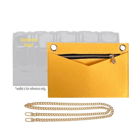 Baguette Continental Wallet With Chain