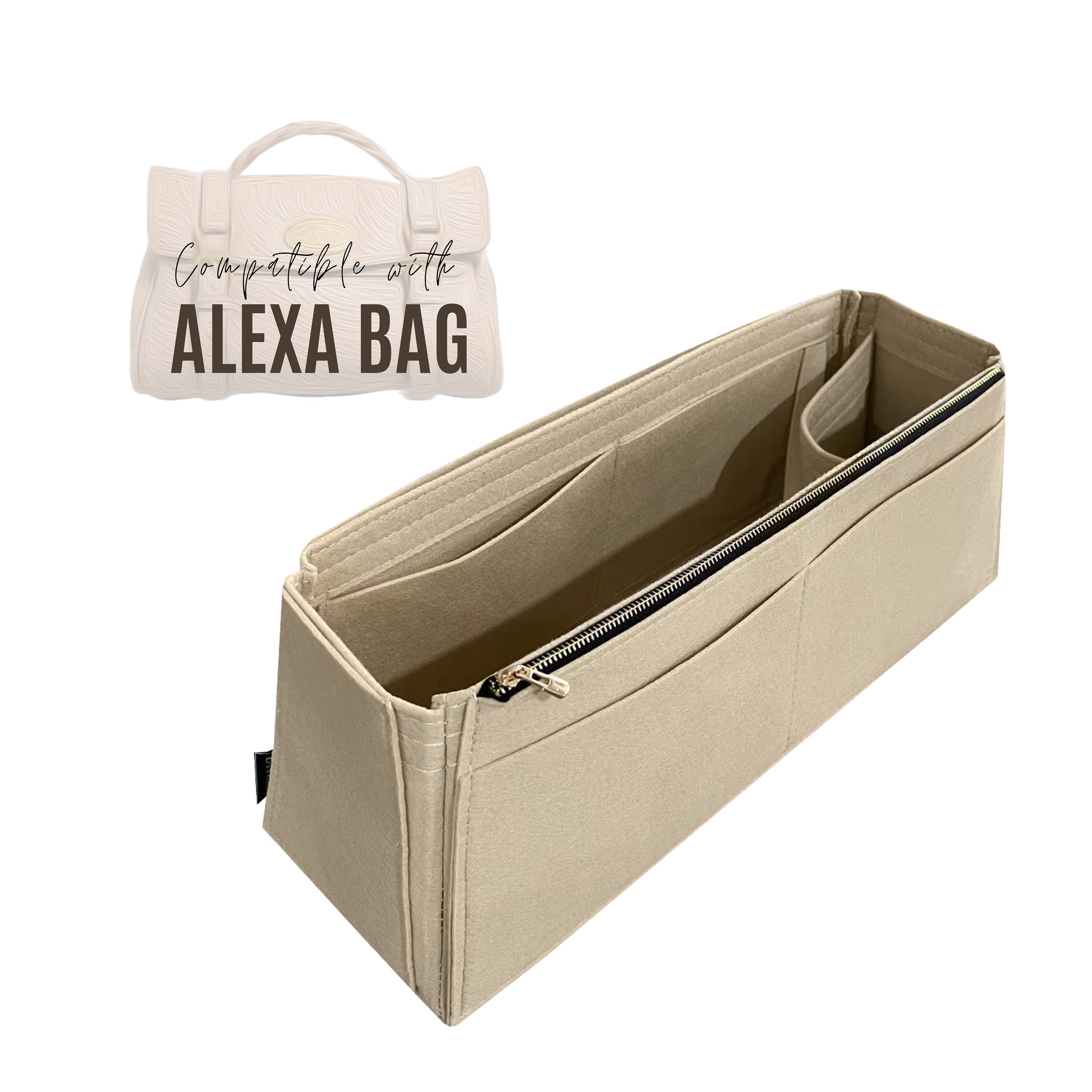 【MULBERRY】MICRO ALEXA BAG Mulberry | Mini Alexa | Chalk Heavy Grain | Mini & Micro Bags