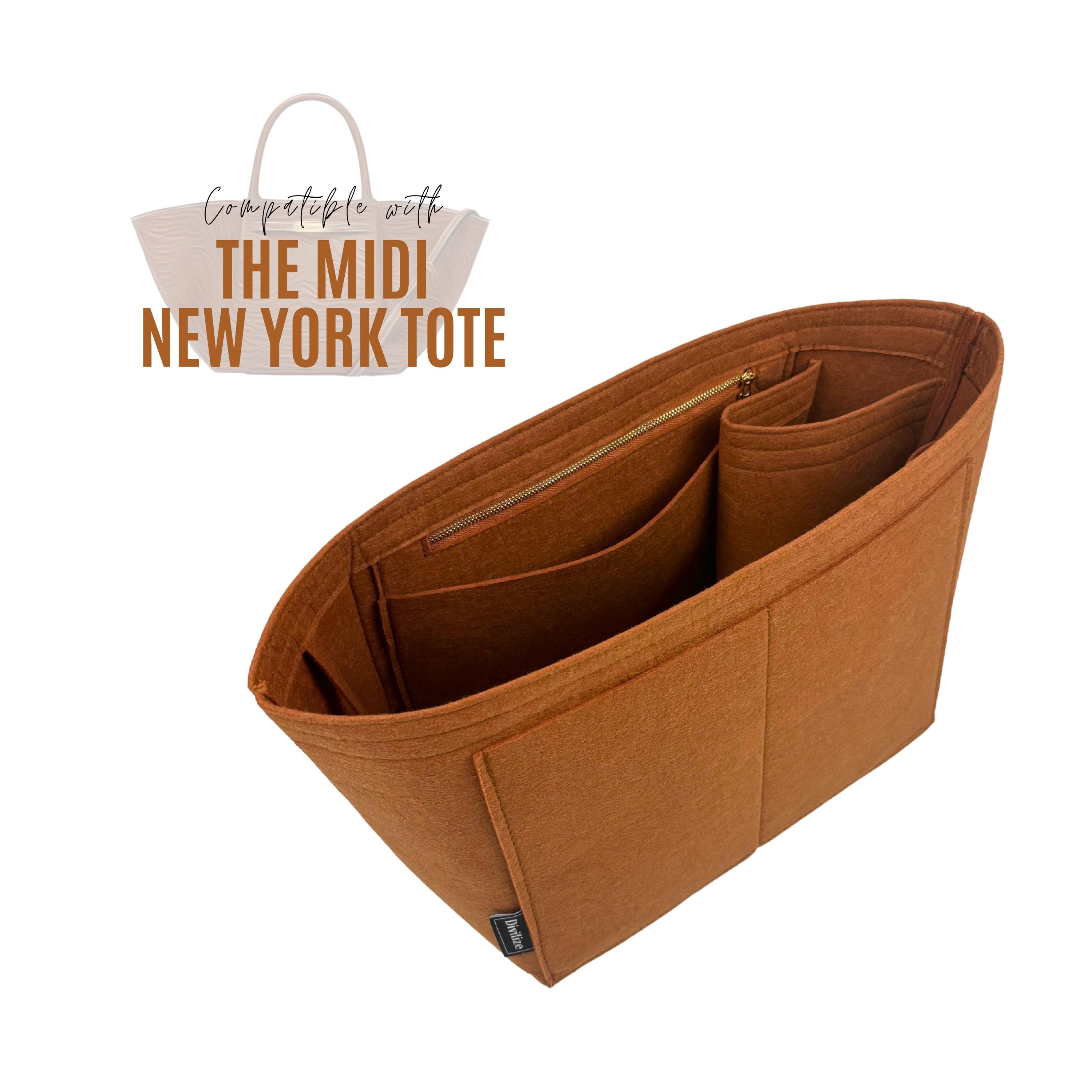 Sac à Main Mondani New York Beige En Fausse Toile Cuir - Occasion En Excellent état, Multiples Poches