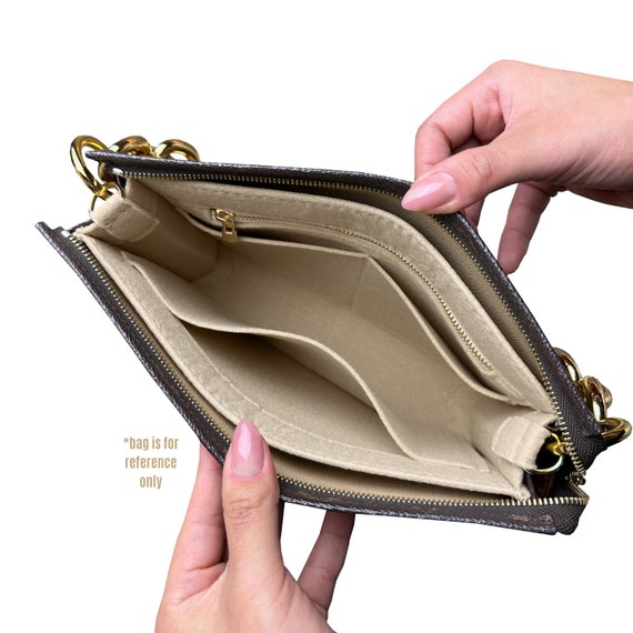 New design Conversion Kit for LV Toiletry Pouch 26 / 19 insert liner  organizer conversion kit with zip