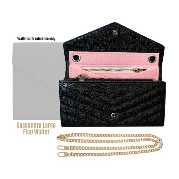 Cassandre Large Flap Wallet Conversion Kit / Clutch Felt 