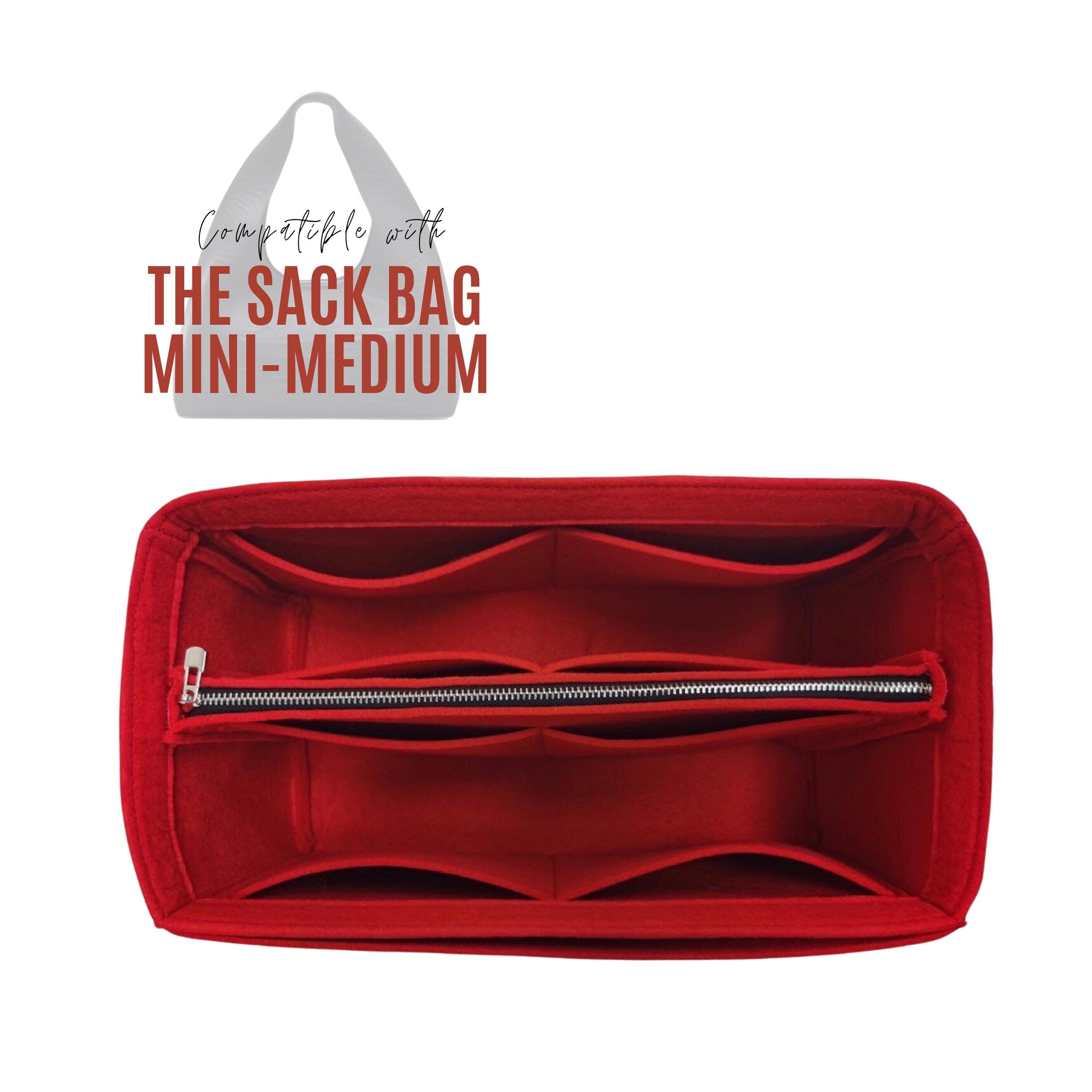 Divitize Premium Organizer compatibile con The Sack Bag / Inserto per The Mini Medium Sack Bag / Fodera protettiva personalizzabile fatta a mano Snug