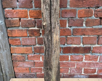 Alter Weidepfahl Eiche,Treibholz, Vintage. Alt und verwitterte urige Struktur 89 cm lang