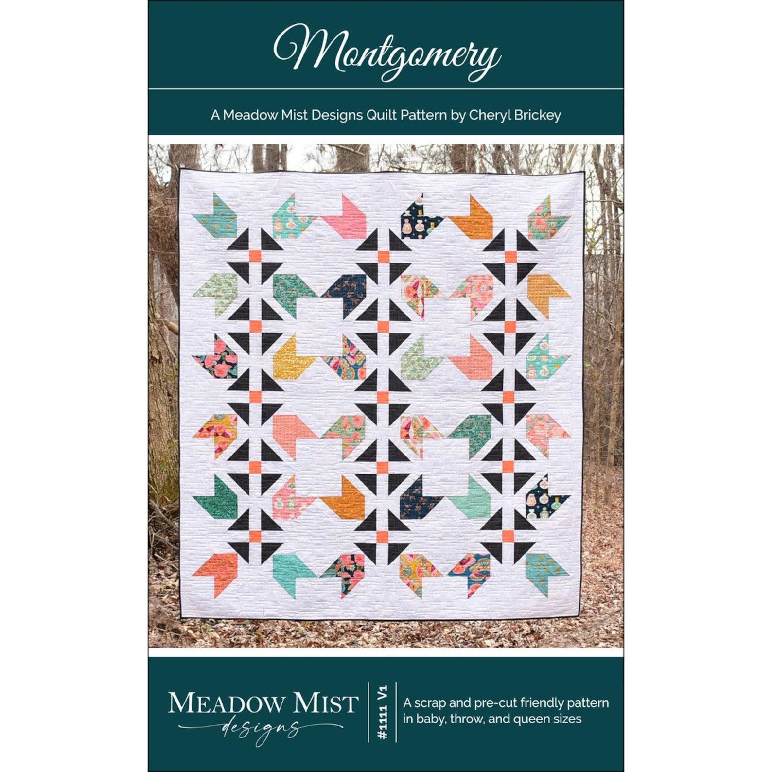 Montgomery Quilt Pattern by Cheryl Brickey | 3 Sizes - Etsy