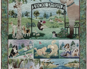 Dog Park Traditional Quilt Kit by McKenna Ryan