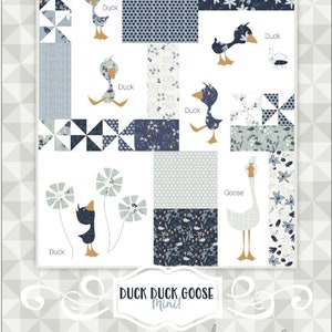 Duck Duck Goose MINI Pattern by meags & me.  Finished size approximately 40&quot; x 45&quot;