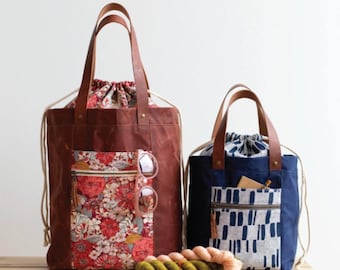 Firefly Tote Bag Pattern Designed by Anna Graham - includes 2 sizes