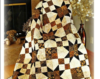 Simply Elegant Quilt Pattern for 3 sizes, by Designer Diana Beaubien for Pleasant Valley Creations