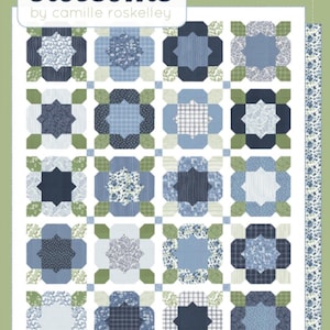 Flower Girl Quilt Pattern from Thimble Blossoms by Camille Roskelley - 78" x 96" Fat Quarter Friendly