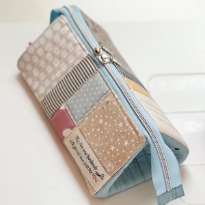Open Up Box Pouch Pattern by Minki Kim