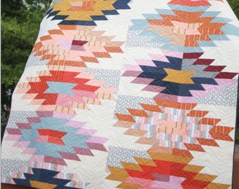 Weftovers Quilt Pattern from Eye Candy Quilts - 80.5" x 80.5"