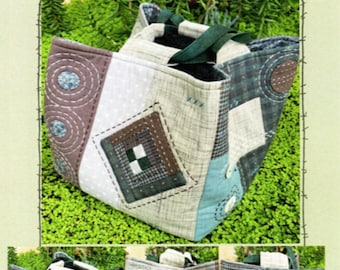 My Stitchin Bag - Rice Bag Sewing Pattern: Applique Stitchin Bag #212 by Suzanne Wenzlick