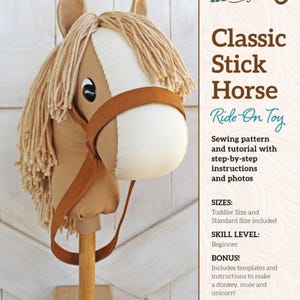 Classic Stick Horse Ride on Toy Pattern from Rustic Horseshoe