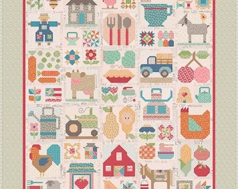 Farm Fresh Sew Along Quilt Kit - Lori Holt Farmer's Daughter Fabric
