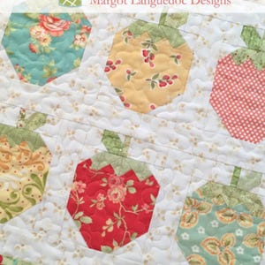 Strawberry Social Mini Quilt Pattern by Margo Languedoc of Pattern Basket - Precut Friendly; 19 3/4&quot; x 22&quot;