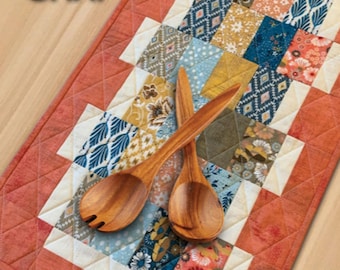 Cha Cha Cha Quilt Pattern by Terry Atkinson - table runner, 2 sizes included