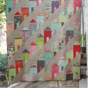 Painted Ladies Quilt Pattern from Candy Quilts - Finished size 60&quot; x 72&quot;