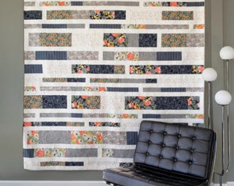 Sliding Shoji Screens Quilt Pattern by Robin Pickens.  Three sizes included - Precut Friendly.