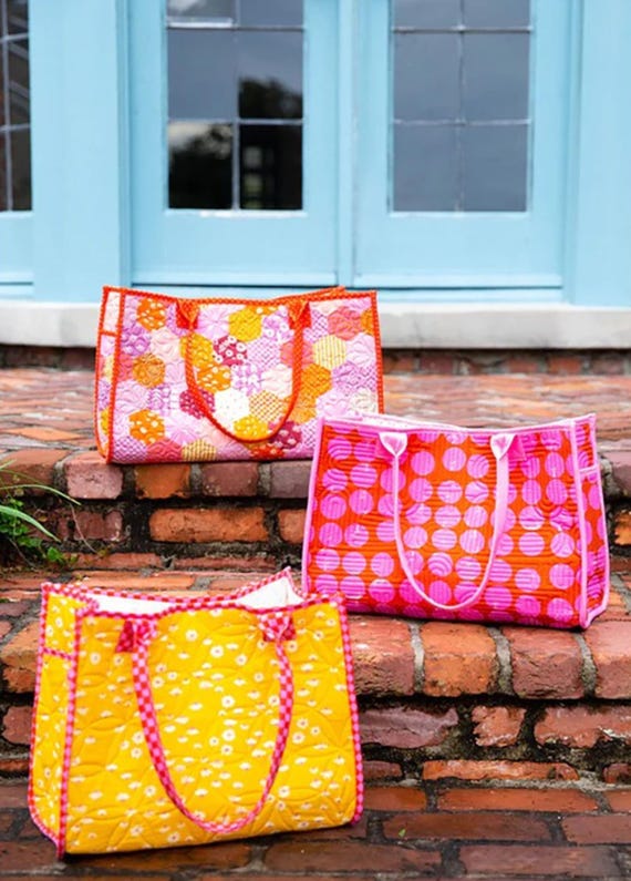 All the Things Tote Pattern - printed booklet.